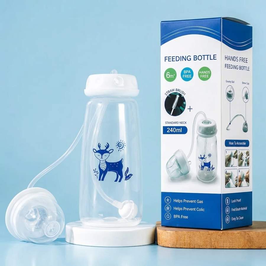 Hands-free feeding bottle - Baby khud piyega 1