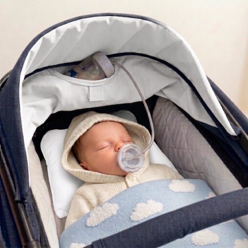 Hands-free feeding bottle - Baby khud piyega 3